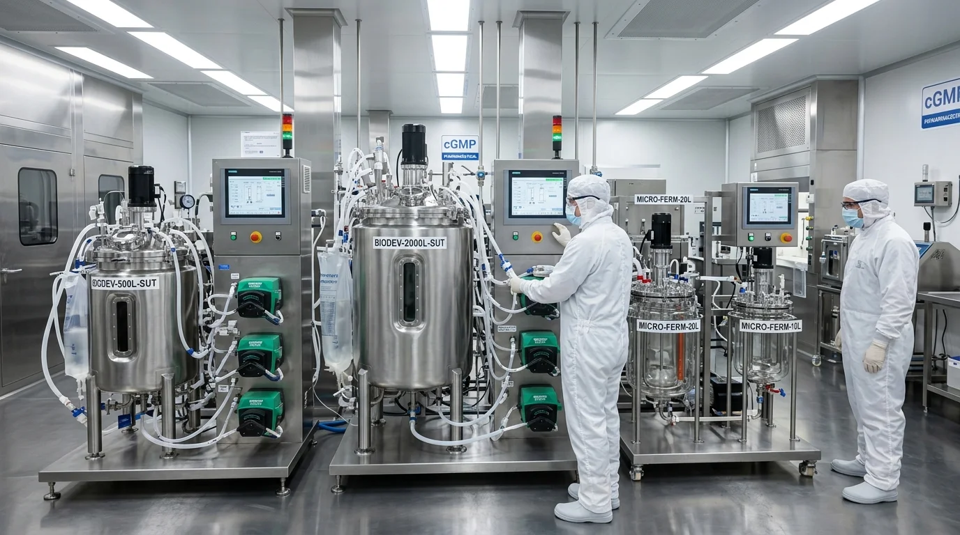 Biopharma CDMO Selection Guide: Microbial (E. coli) vs. Mammalian (CHO) Fermentation & Tech Transfer Benchmarks (2026)